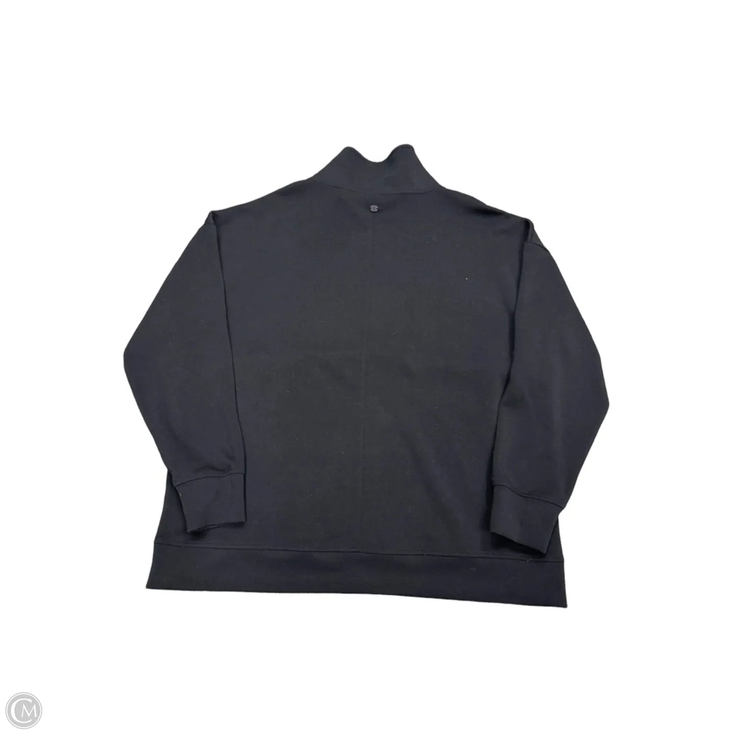 Athletic Sweatshirt Collar By Gaiam In Black, Size: Xxl