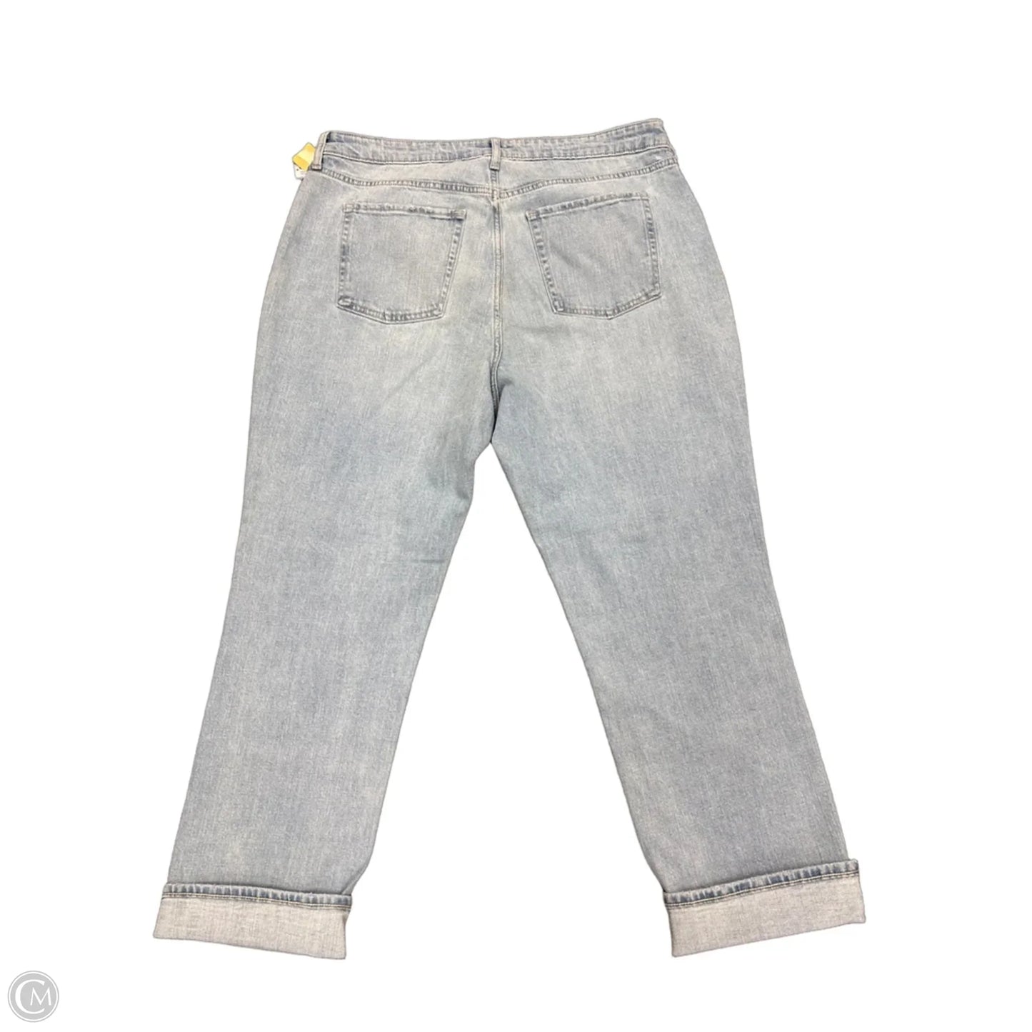 Jeans Straight By Old Navy In Blue Denim, Size: 16