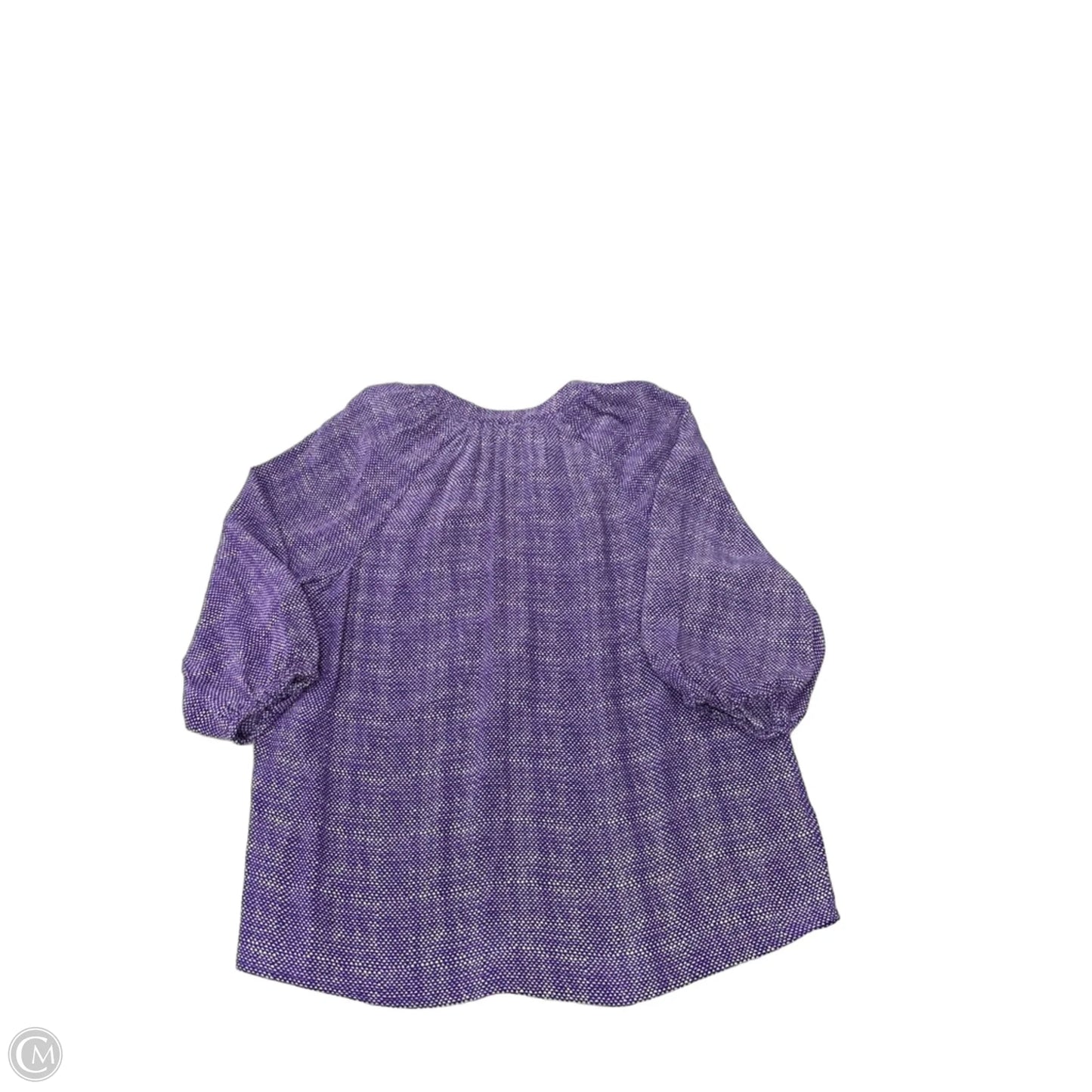 Top 3/4 Sleeve By Joie In Purple, Size: M