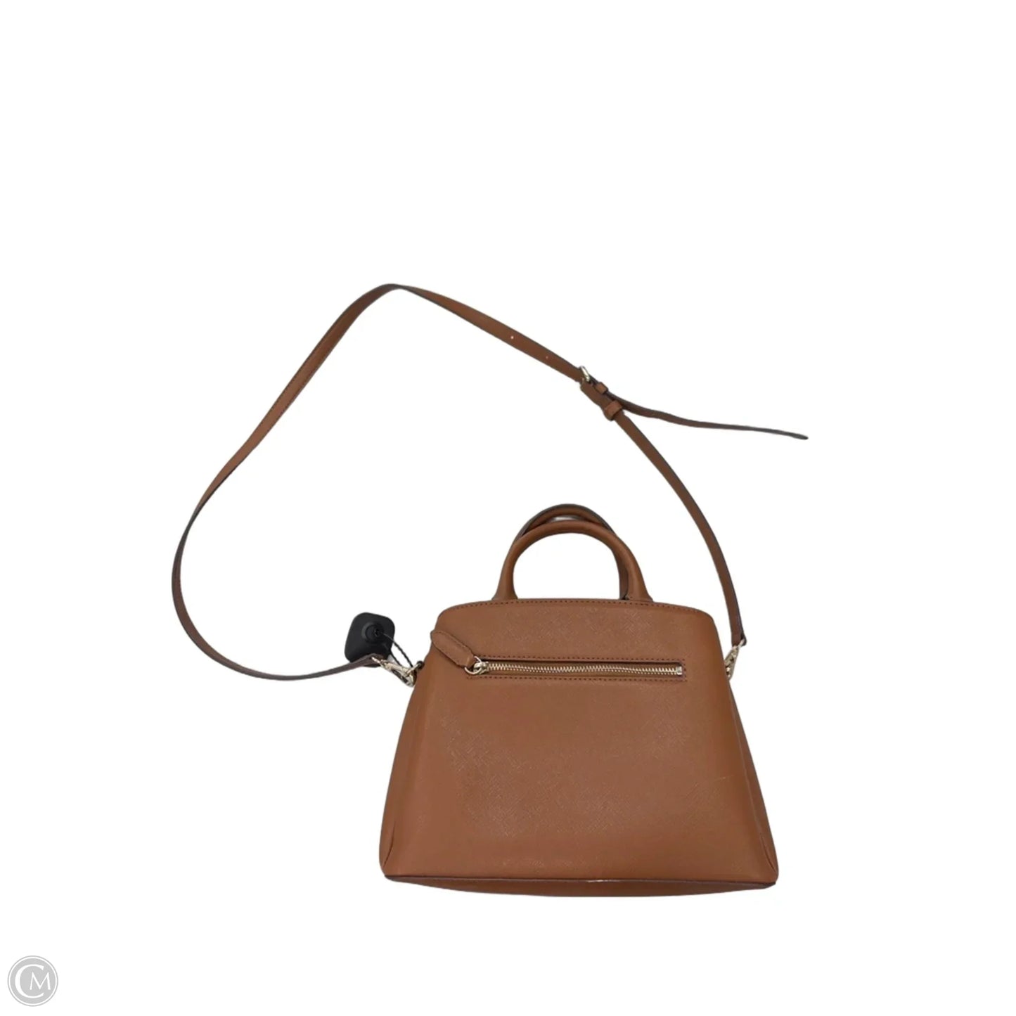 Handbag Leather By Dkny, Size: Medium