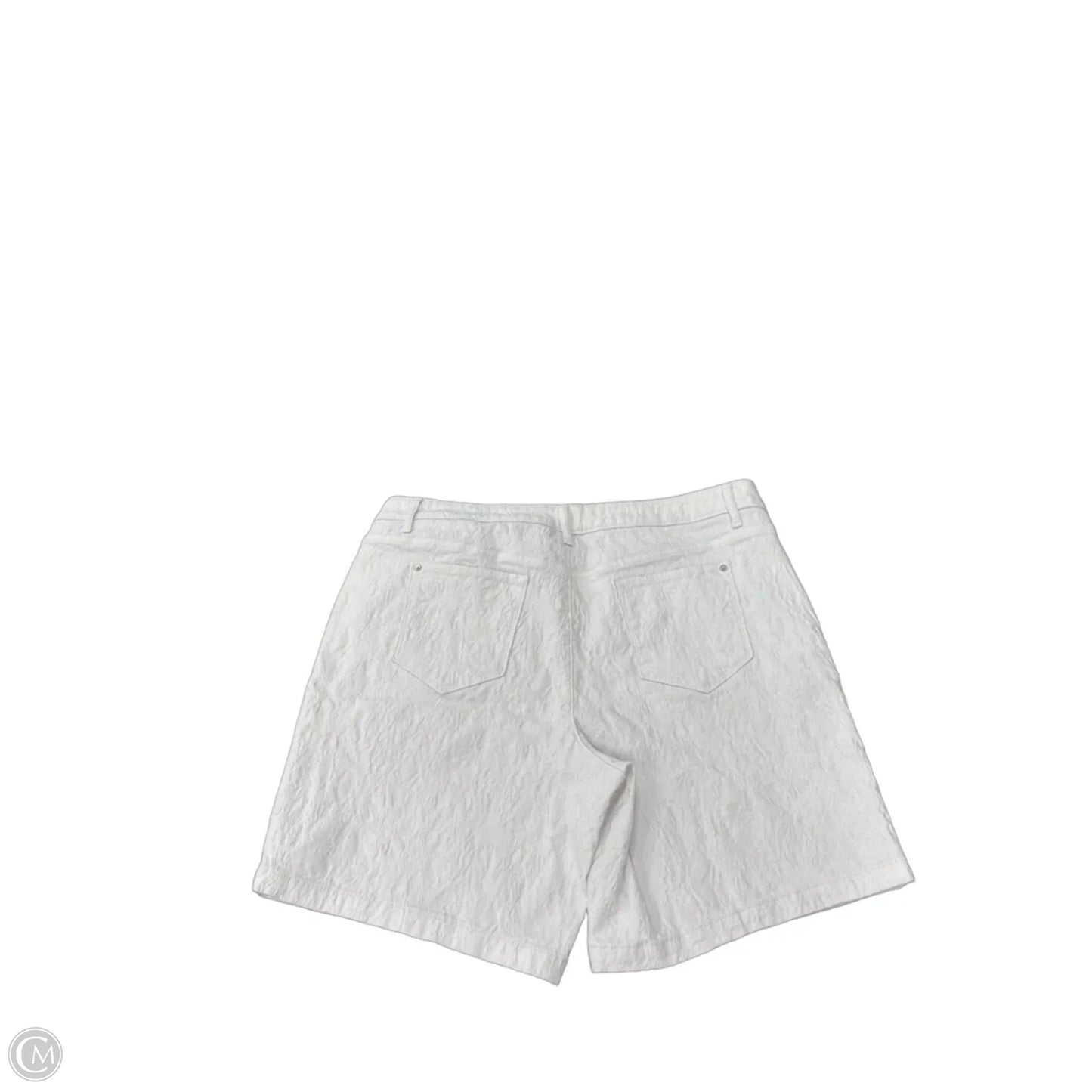 Shorts By Simply Vera In White, Size: 16
