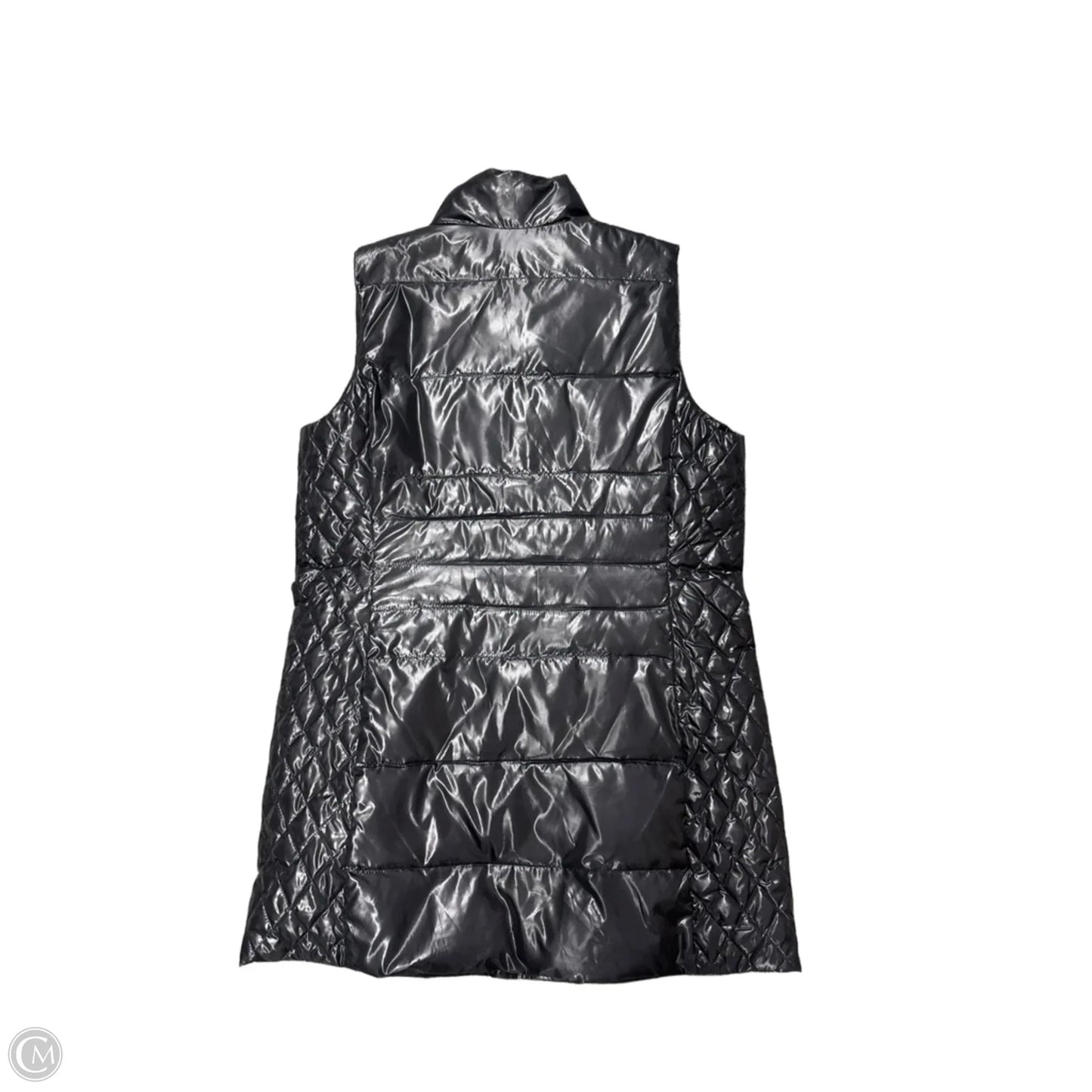 Vest Puffer & Quilted By Talbots In Black, Size: M