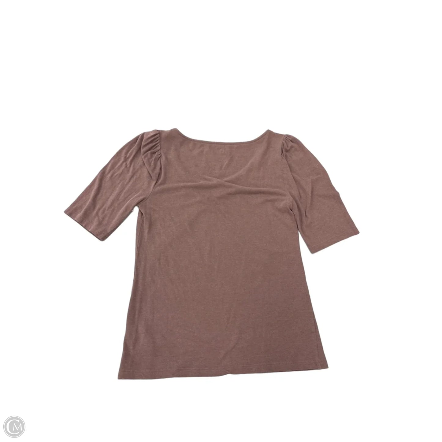 Top Short Sleeve By Gap In Brown, Size: S