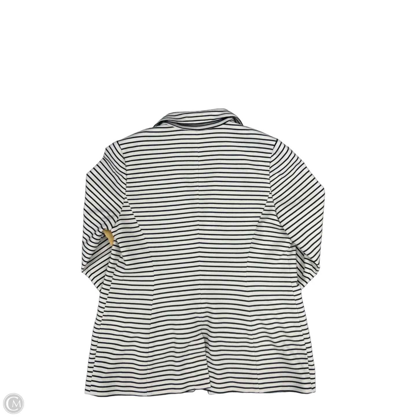 Jacket Other By Chicos In Black & Cream, Size: S