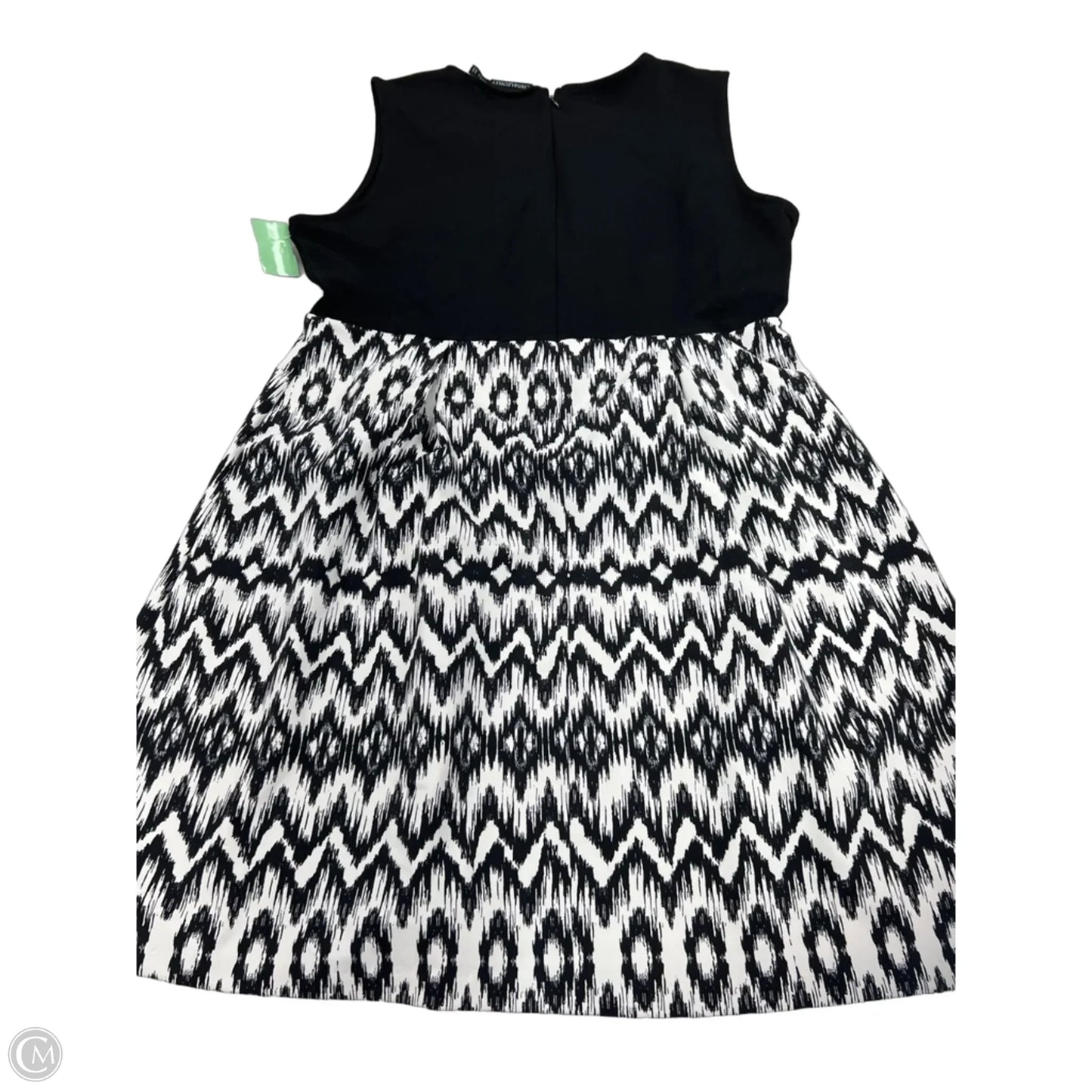 Dress Casual Short By Cynthia Rowley In Black & White, Size: Xl