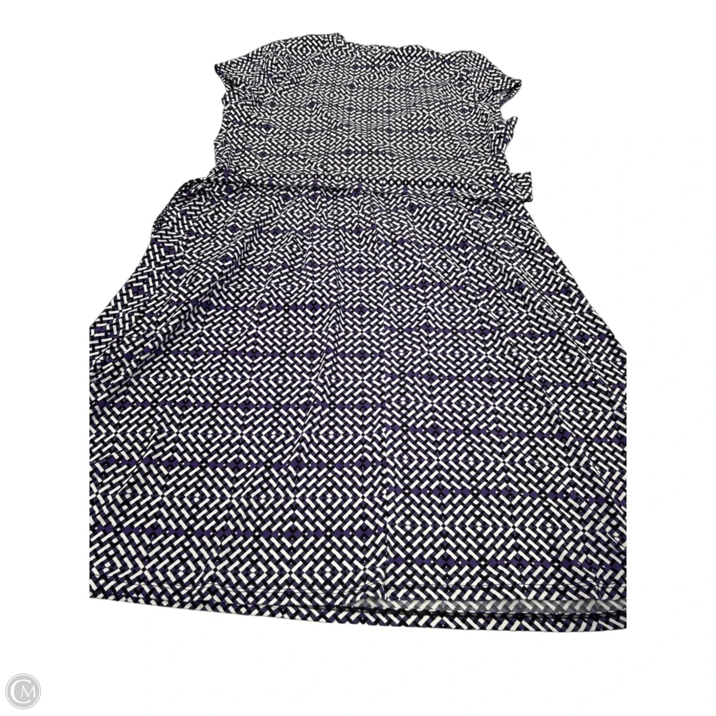 Dress Casual Short By Liz Claiborne In Purple, Size: Xl