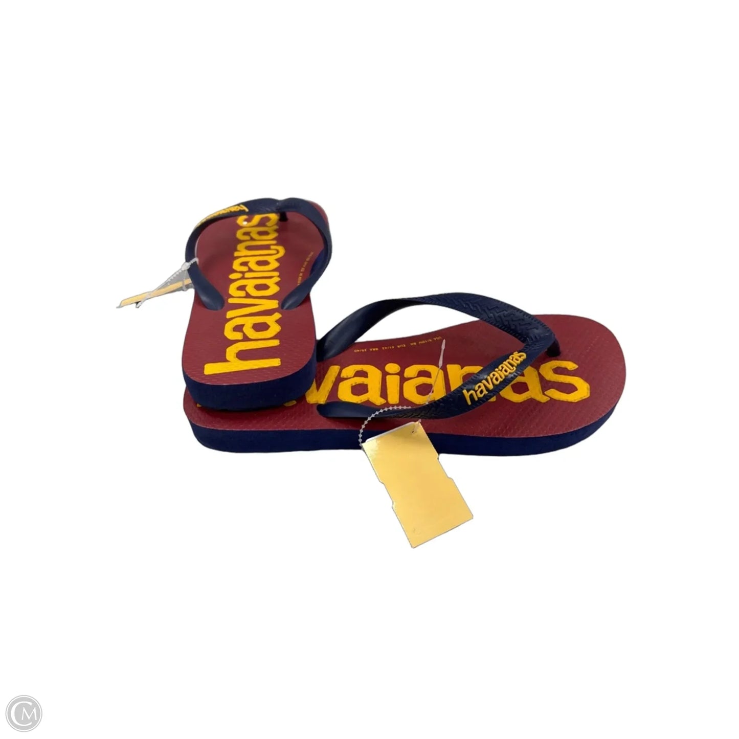 Sandals Flip Flops By Havaianas In Blue & Red, Size: 9