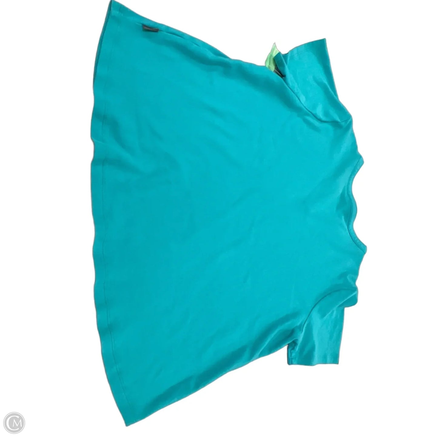 Top Short Sleeve By Eddie Bauer In Teal, Size: Xxl