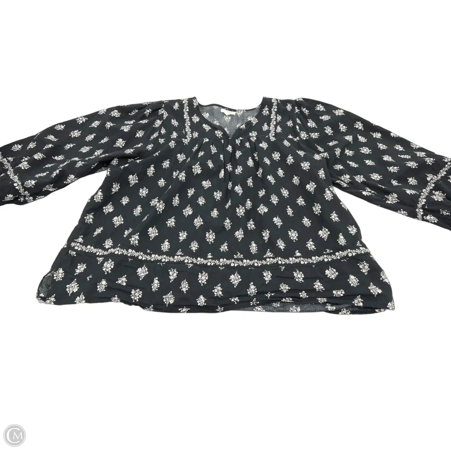 Top Long Sleeve By Maurices In Black, Size: Xxl