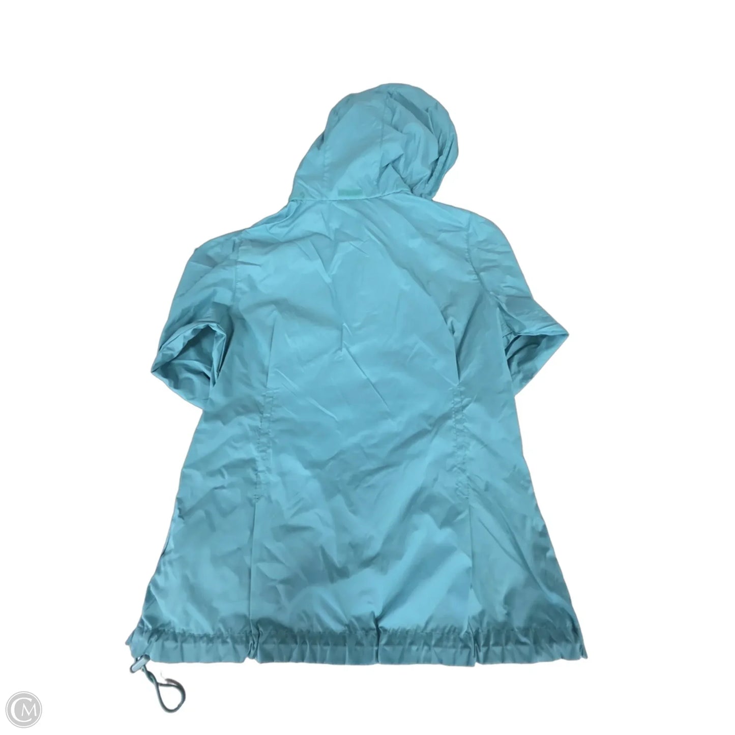 Jacket Windbreaker By Columbia In Aqua, Size: S