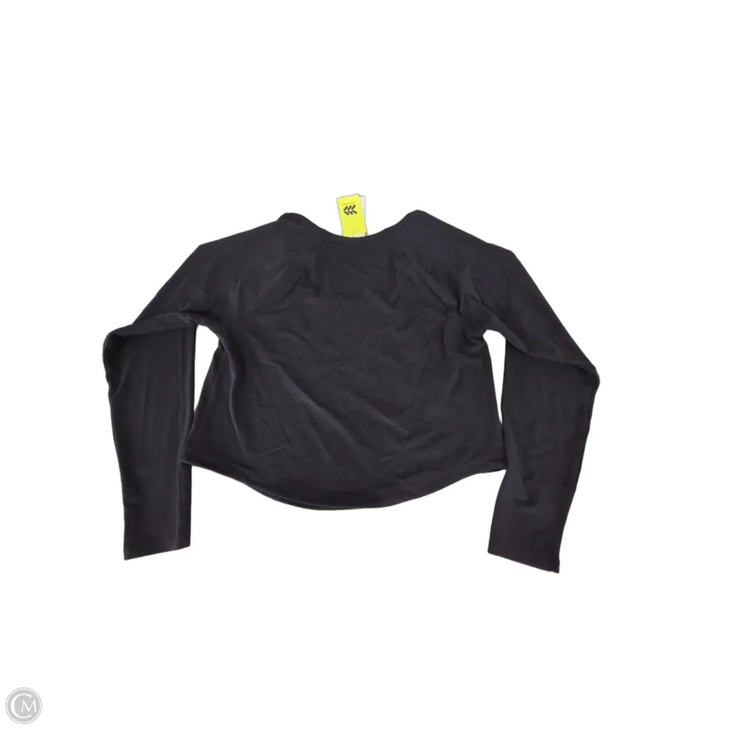Athletic Top Long Sleeve Crewneck By All In Motion In Black, Size: Xl