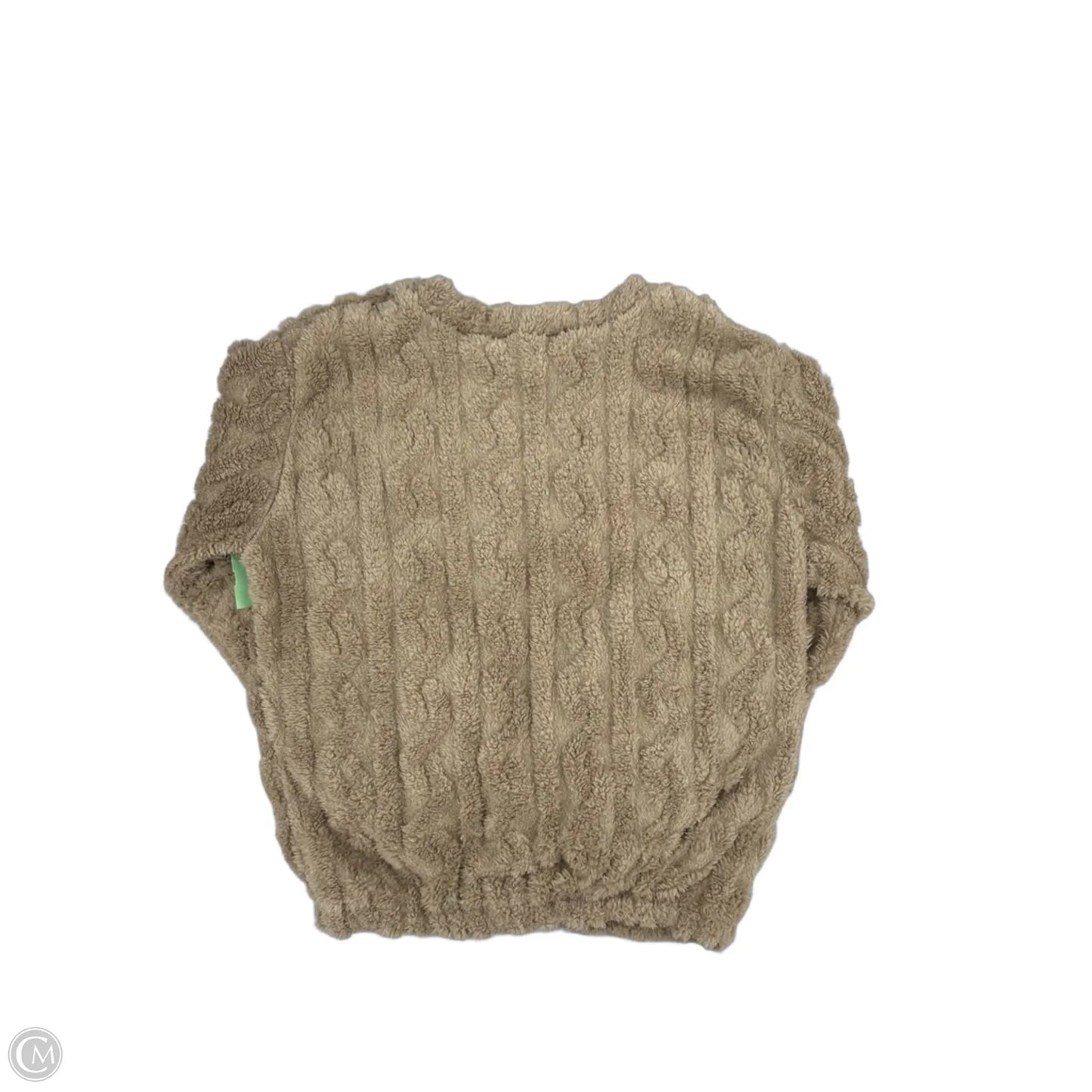 Top 2pc Long Sleeve By Cmf In Tan, Size: M