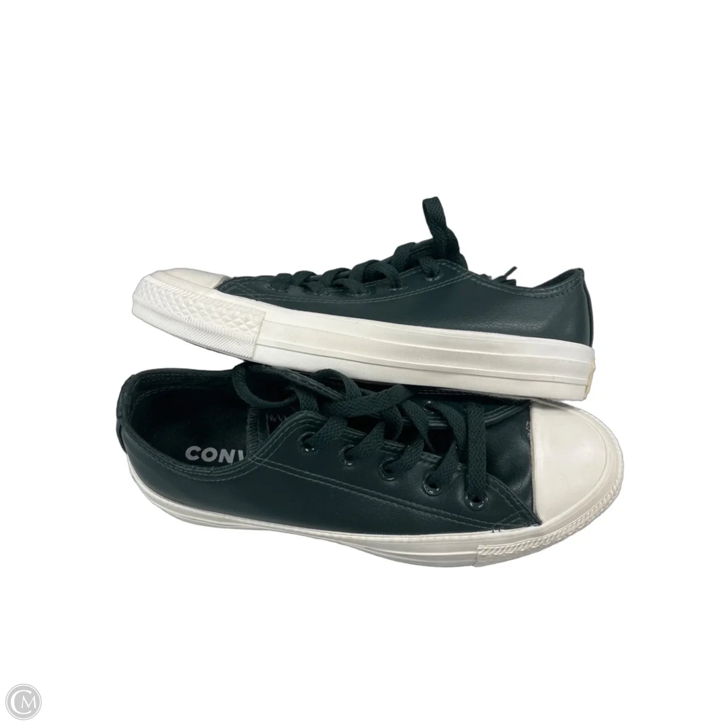 Shoes Sneakers By Converse In Green & White, Size: 6
