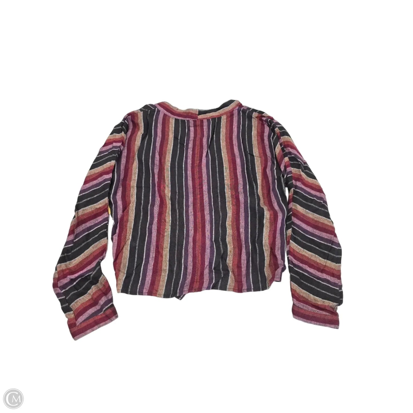 Top Long Sleeve By Rails In Black & Purple, Size: Xs