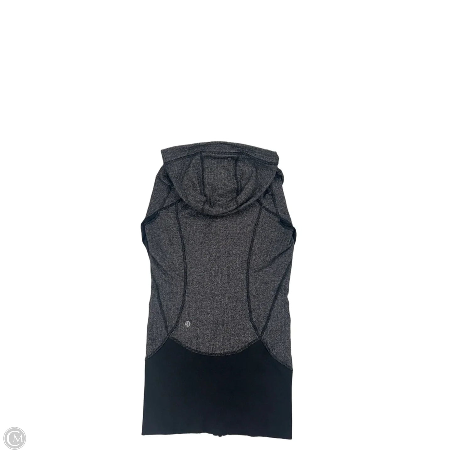 Athletic Top Long Sleeve Hoodie By Lululemon In Grey, Size: 4