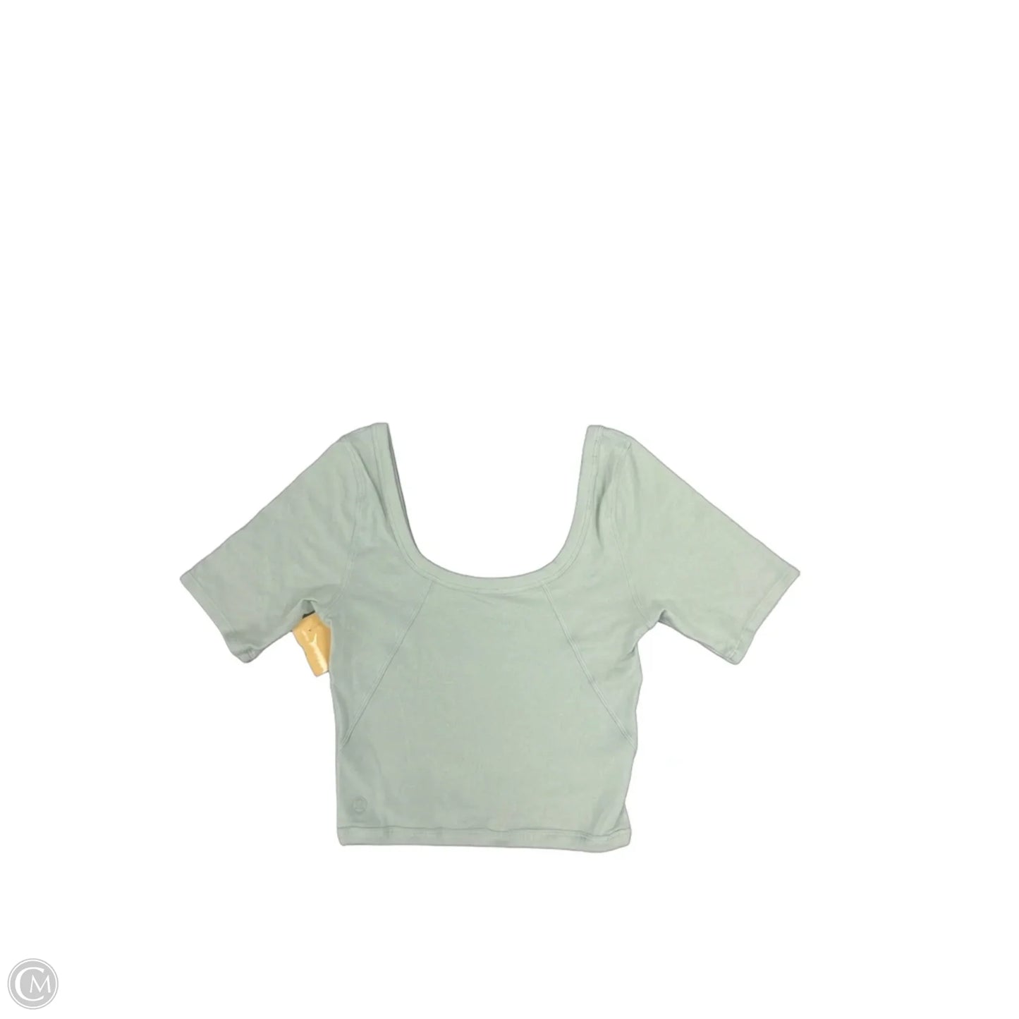 Top Short Sleeve By Lululemon In Green, Size: 4