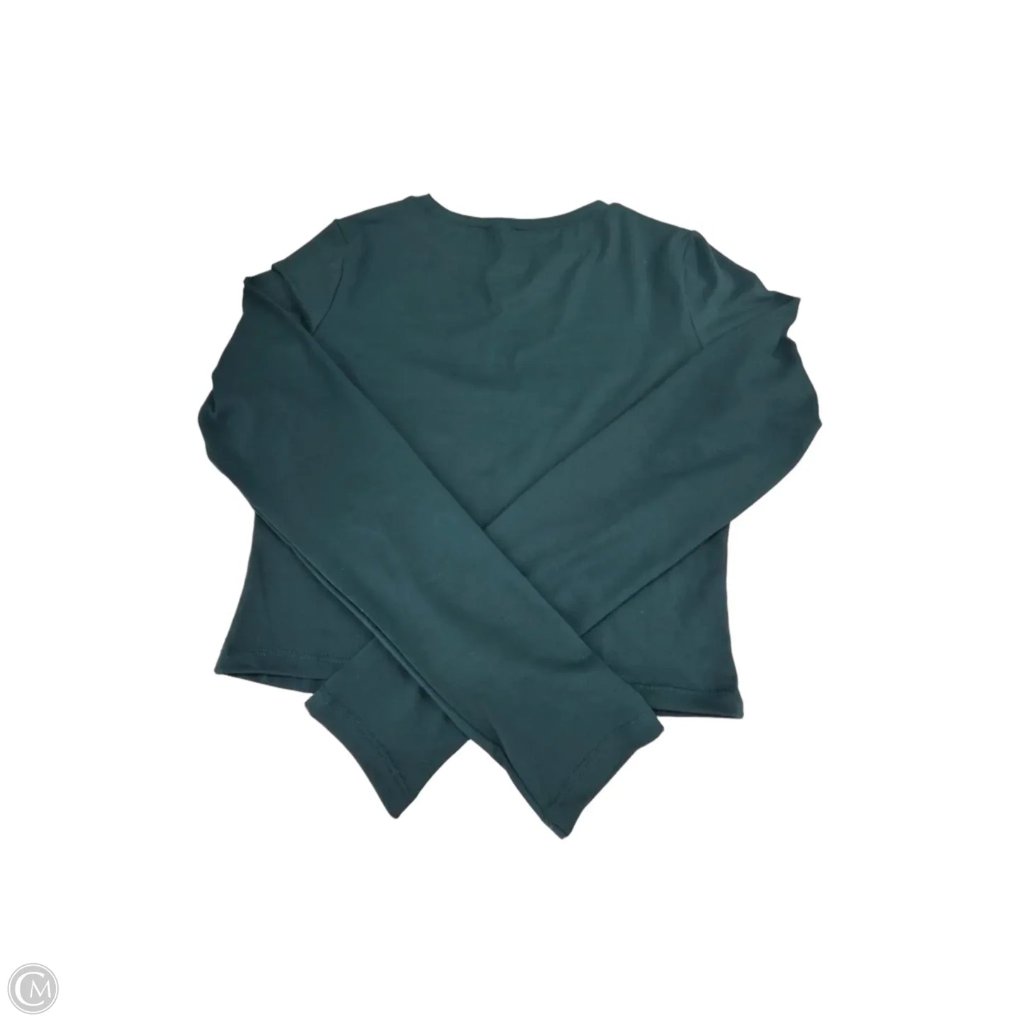 Athletic Top Long Sleeve Crewneck By Cme In Green, Size: S