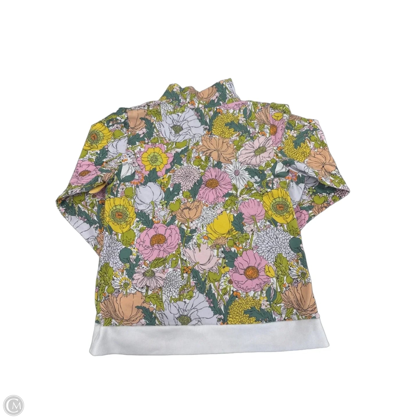 Sweatshirt Collar By Vera Bradley In Floral Print, Size: L