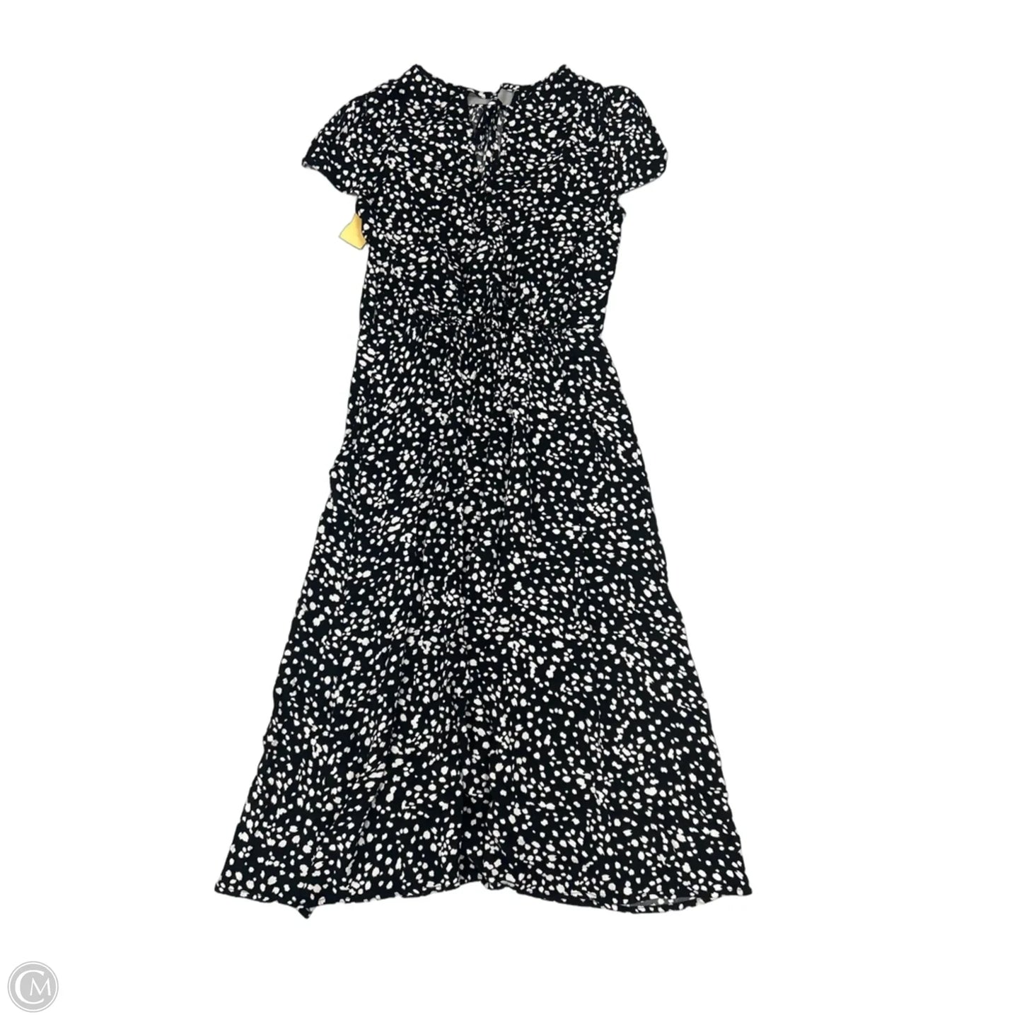 Dress Casual Midi By Banana Republic In Black & White, Size: S