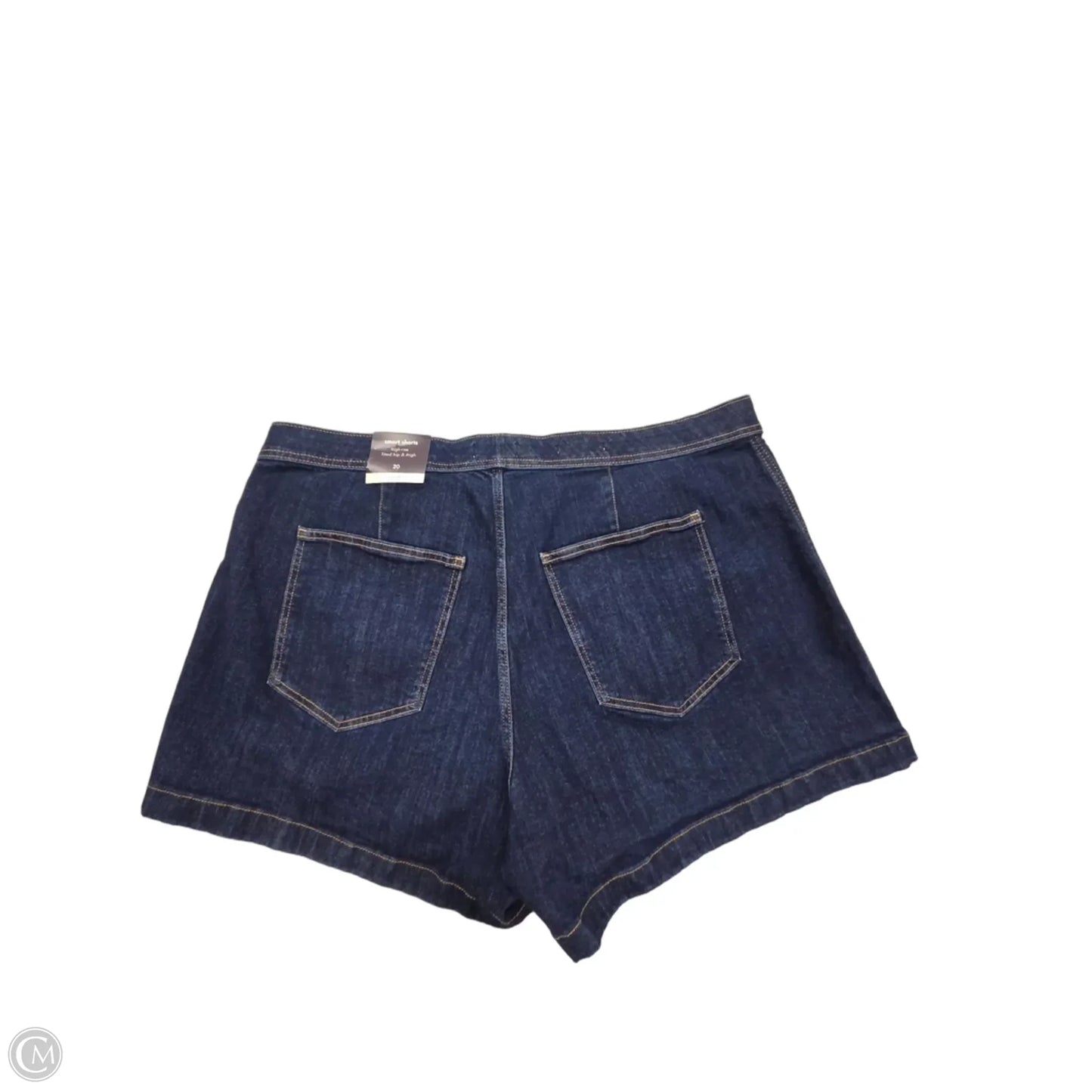 Shorts By Ava & Viv In Blue Denim, Size: 20