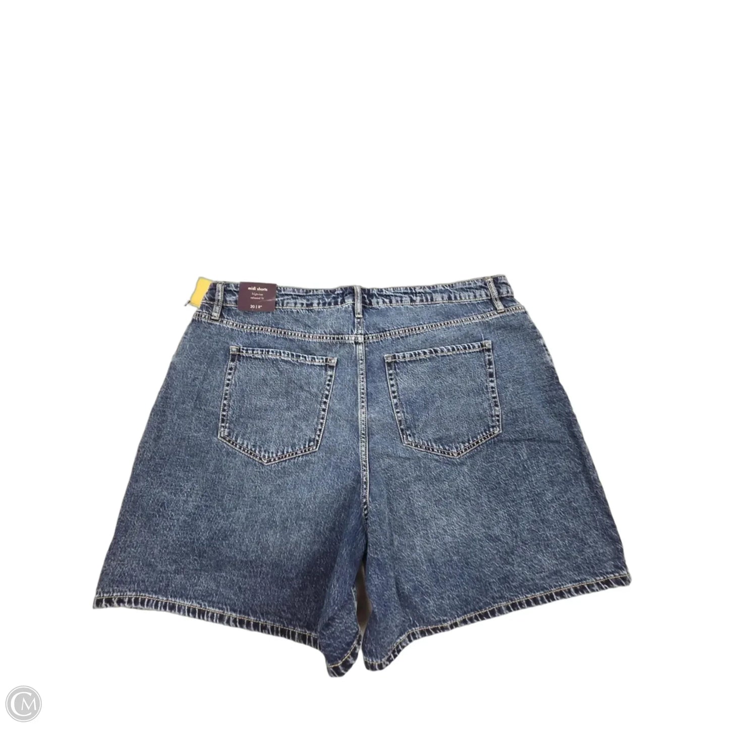 Shorts By Ava & Viv In Blue Denim, Size: 20