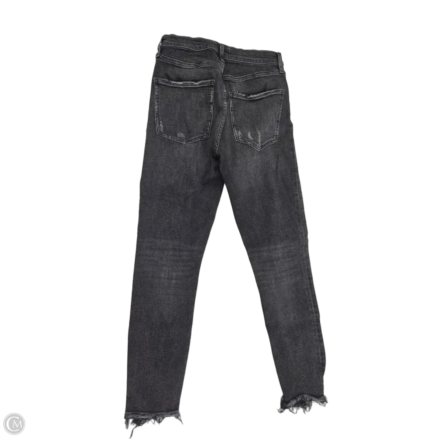 Jeans Skinny By Agolde In Black Denim, Size: 6