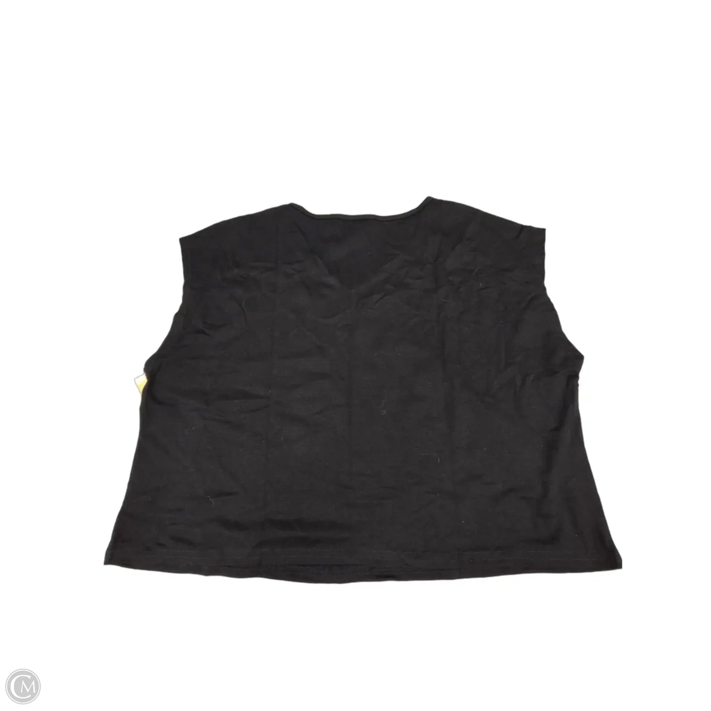 Top Sleeveless By Cmf In Black, Size: Xl