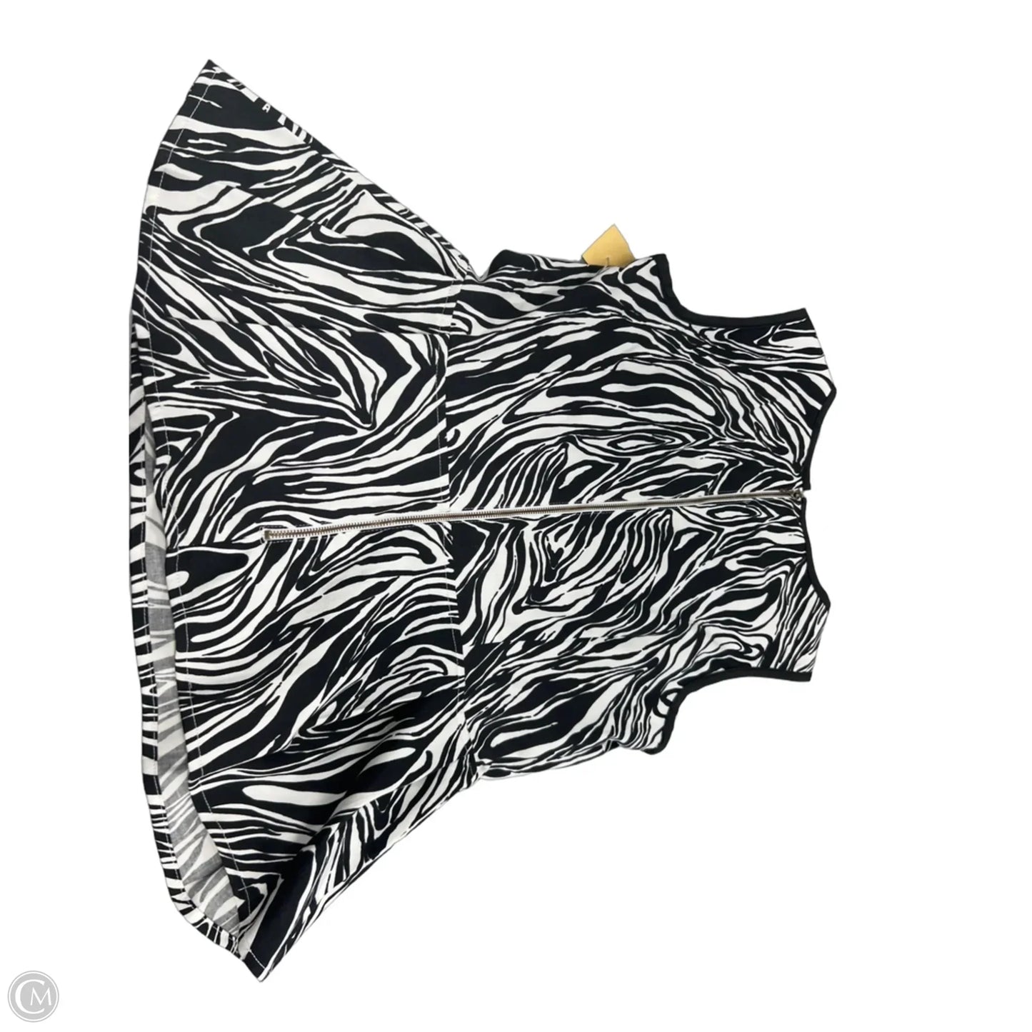 Top Sleeveless By Willi Smith In Zebra Print, Size: M