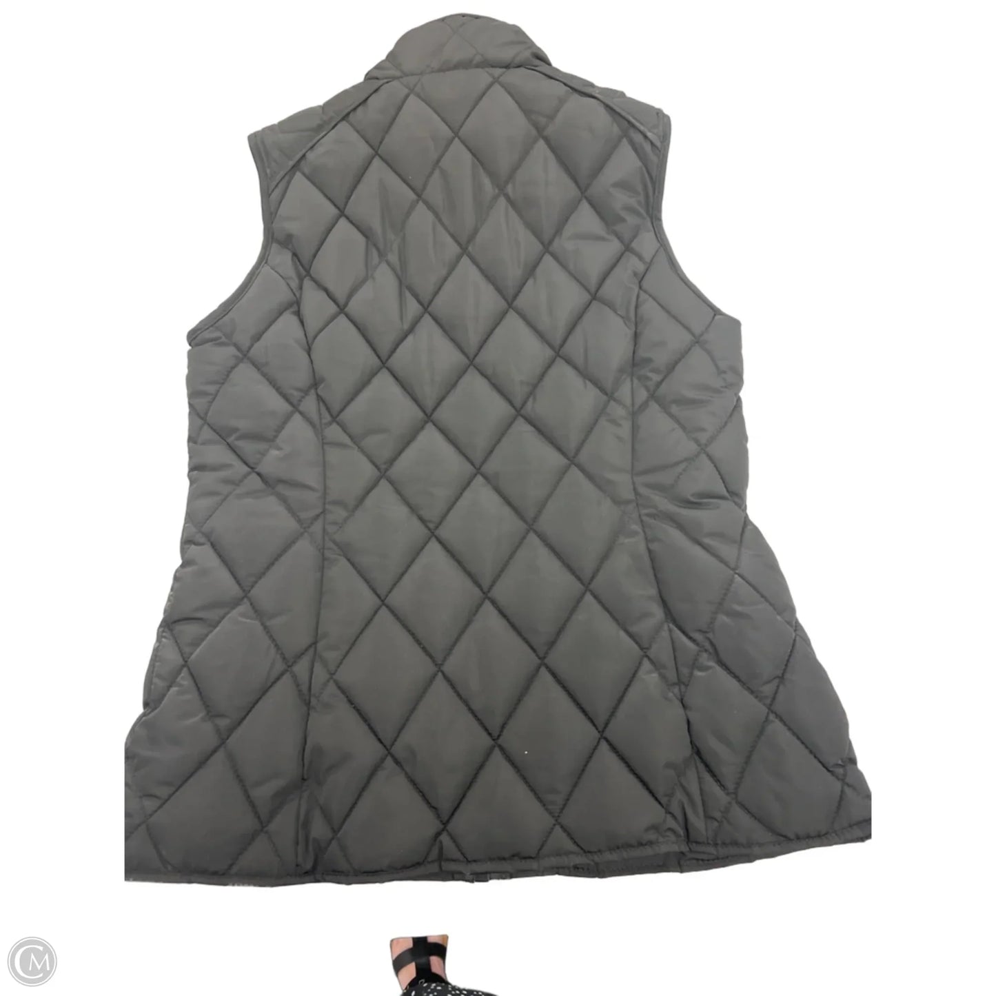 Vest Puffer & Quilted By Calvin Klein In Black, Size: S