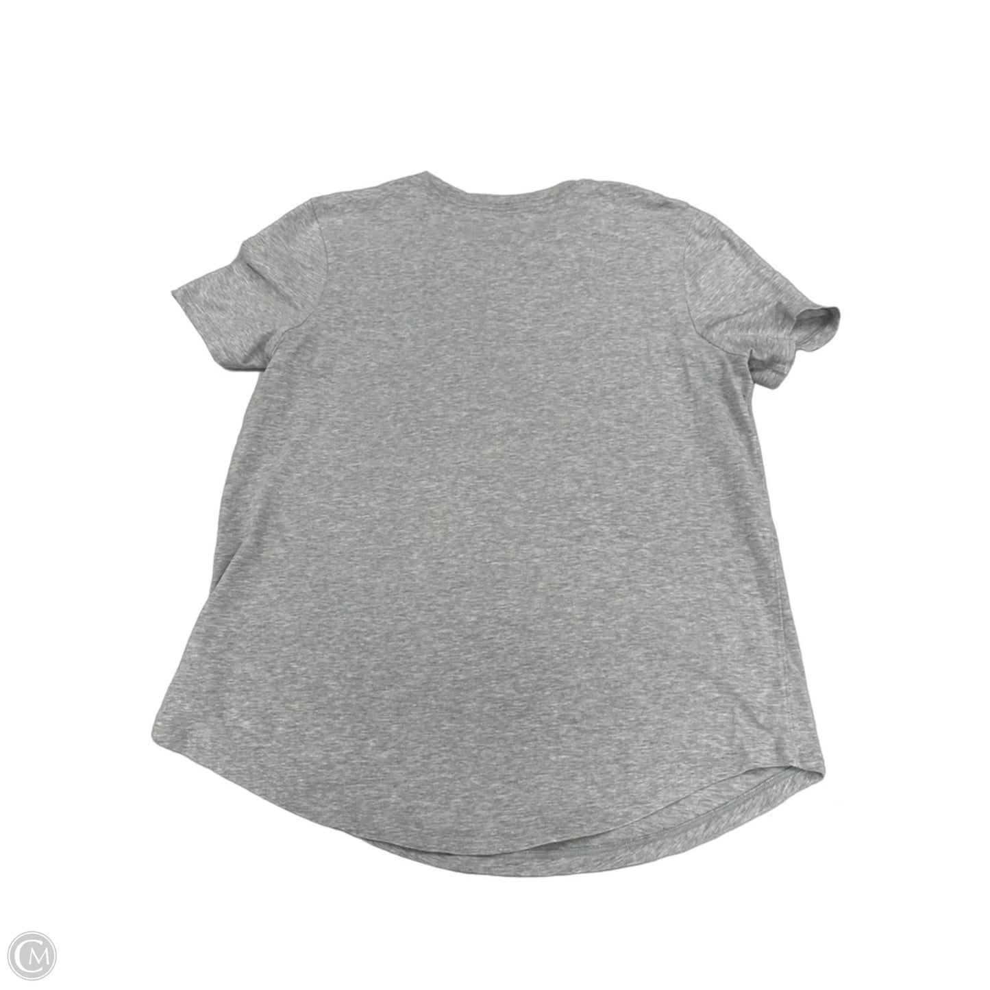 Top Short Sleeve By Lululemon In Grey, Size: 8