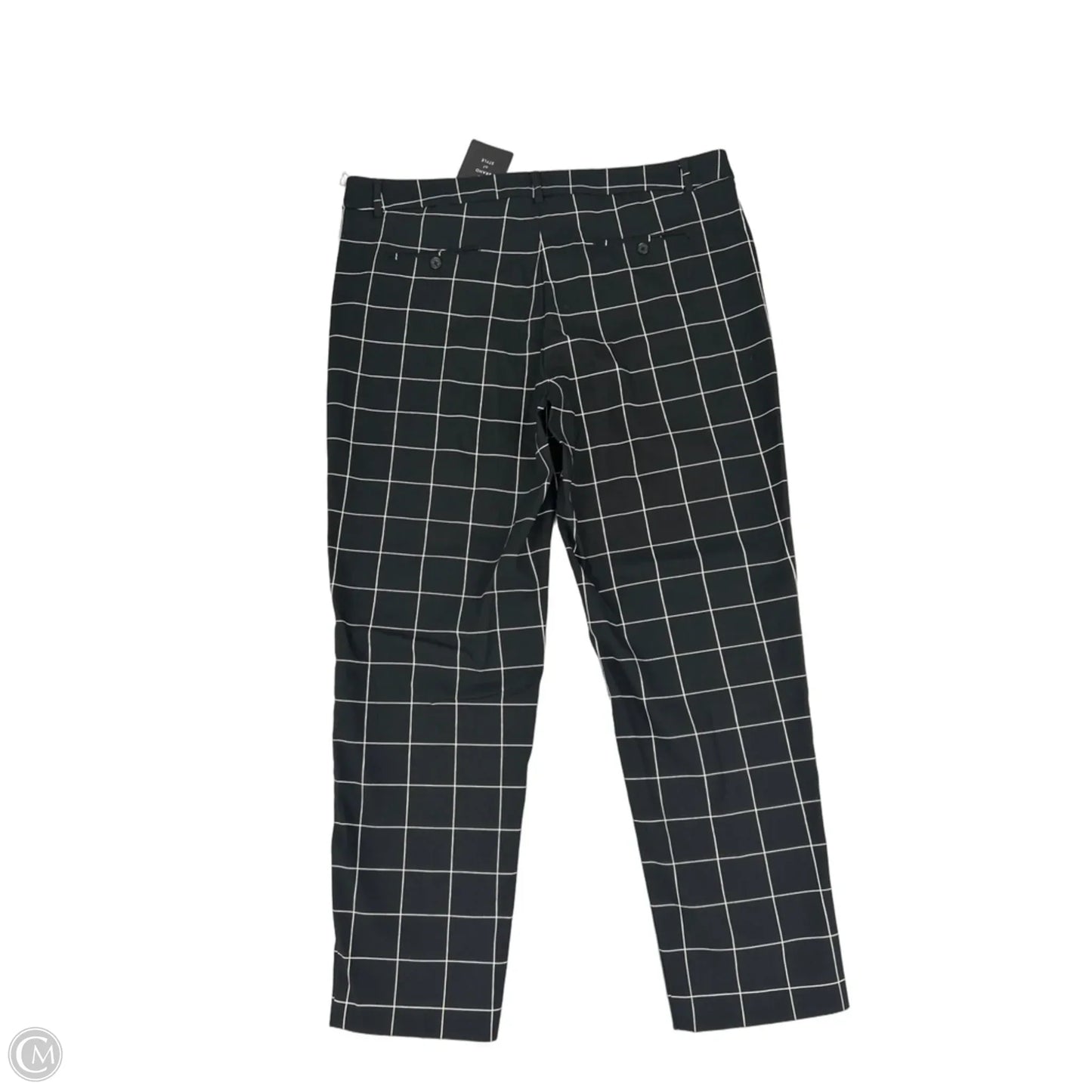 Pants Dress By Zac And Rachel In Black & White, Size: 16
