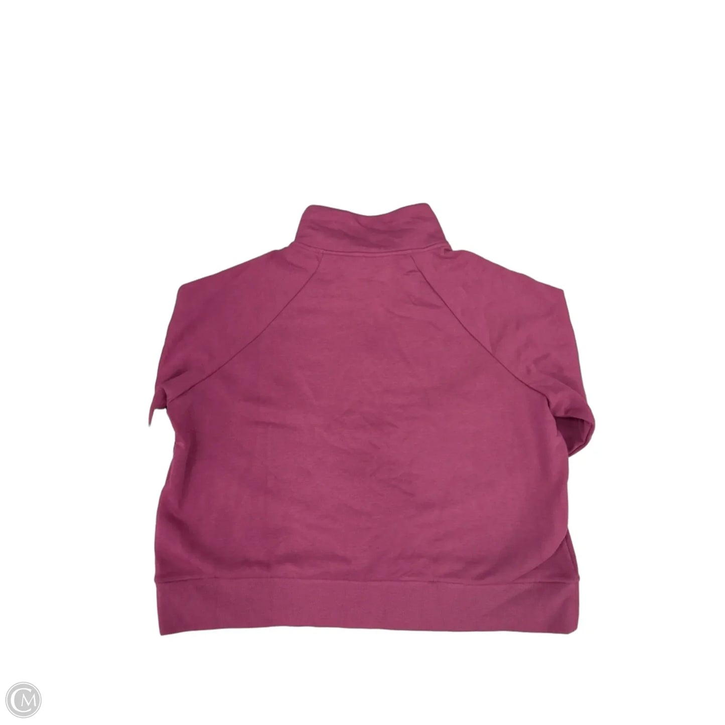 Athletic Top Long Sleeve Crewneck By Under Armour In Purple, Size: Xxl