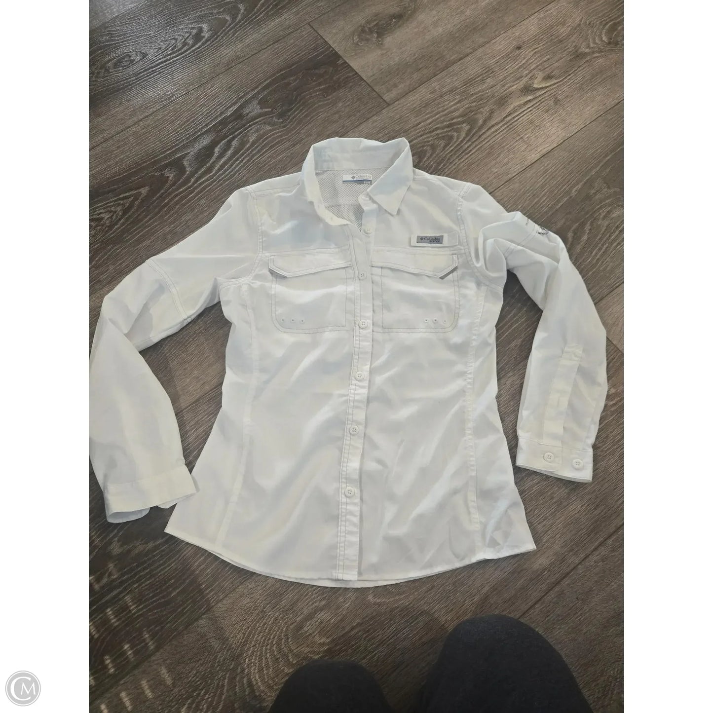 Top Long Sleeve By Columbia In White, Size: Xs