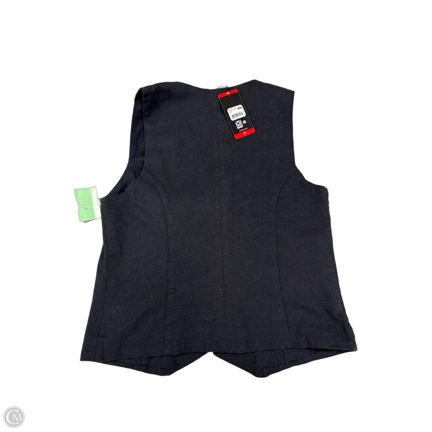 Vest Other By Express In Black, Size: Xs