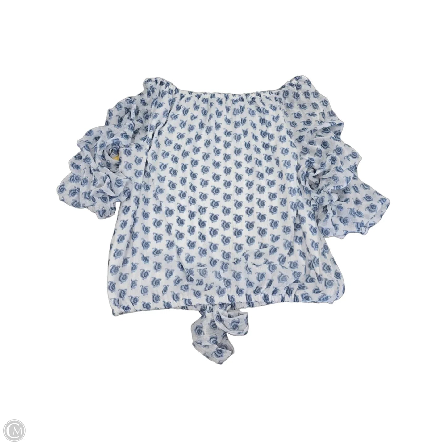 Top 3/4 Sleeve By Cece In Paisley Print, Size: Xl