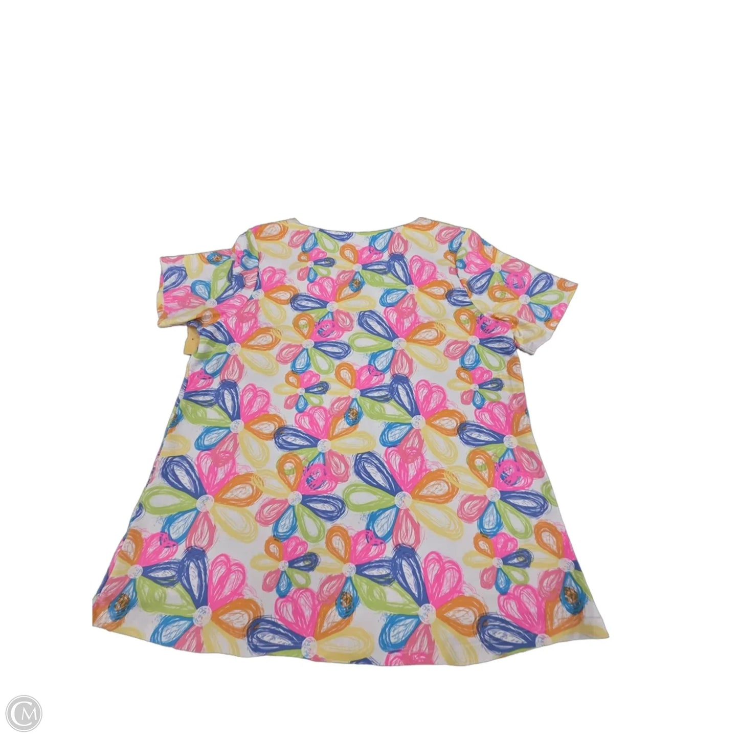 Top Short Sleeve By Lulu B In Floral Print, Size: S