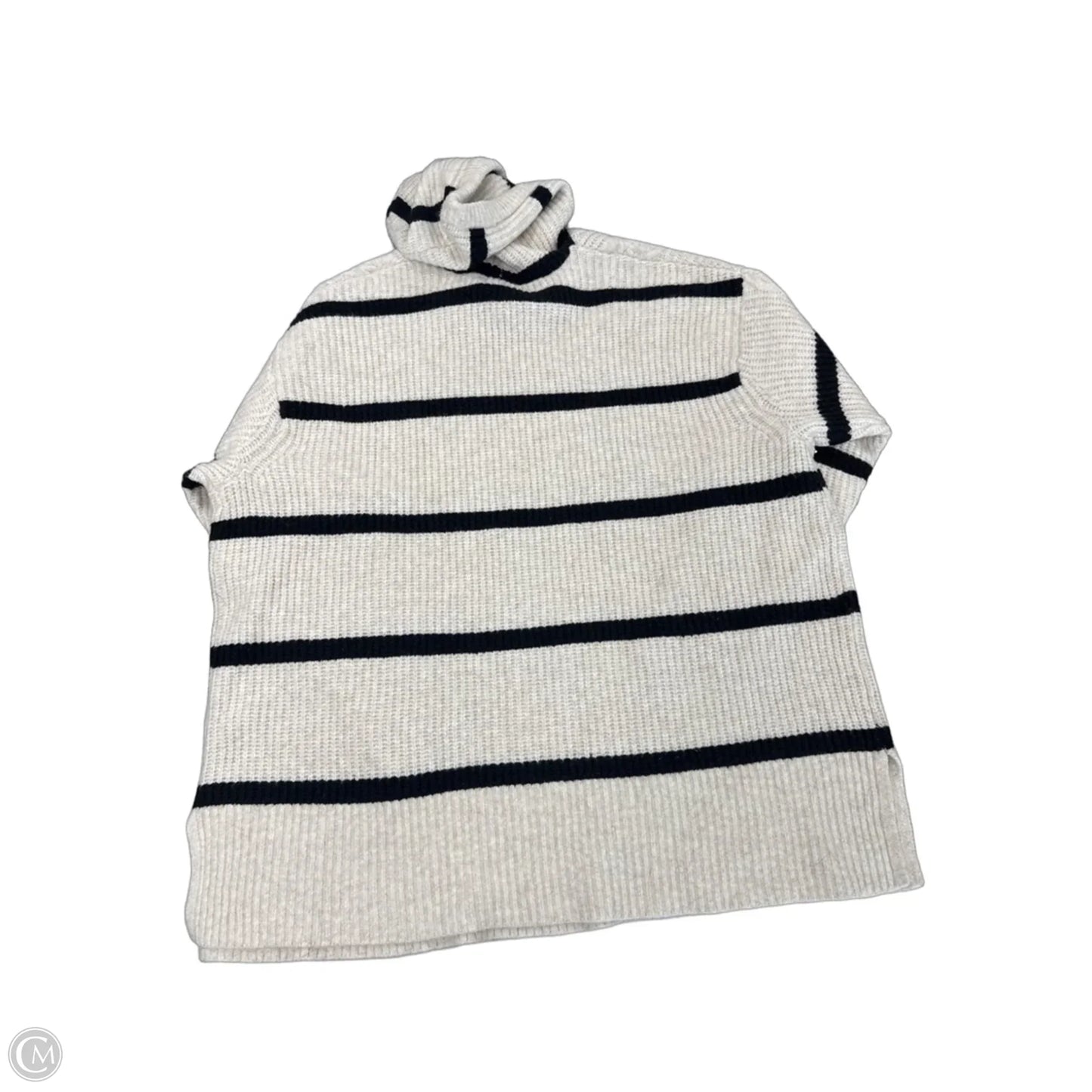 Sweater By Ava & Viv In Black & Cream, Size: 3x