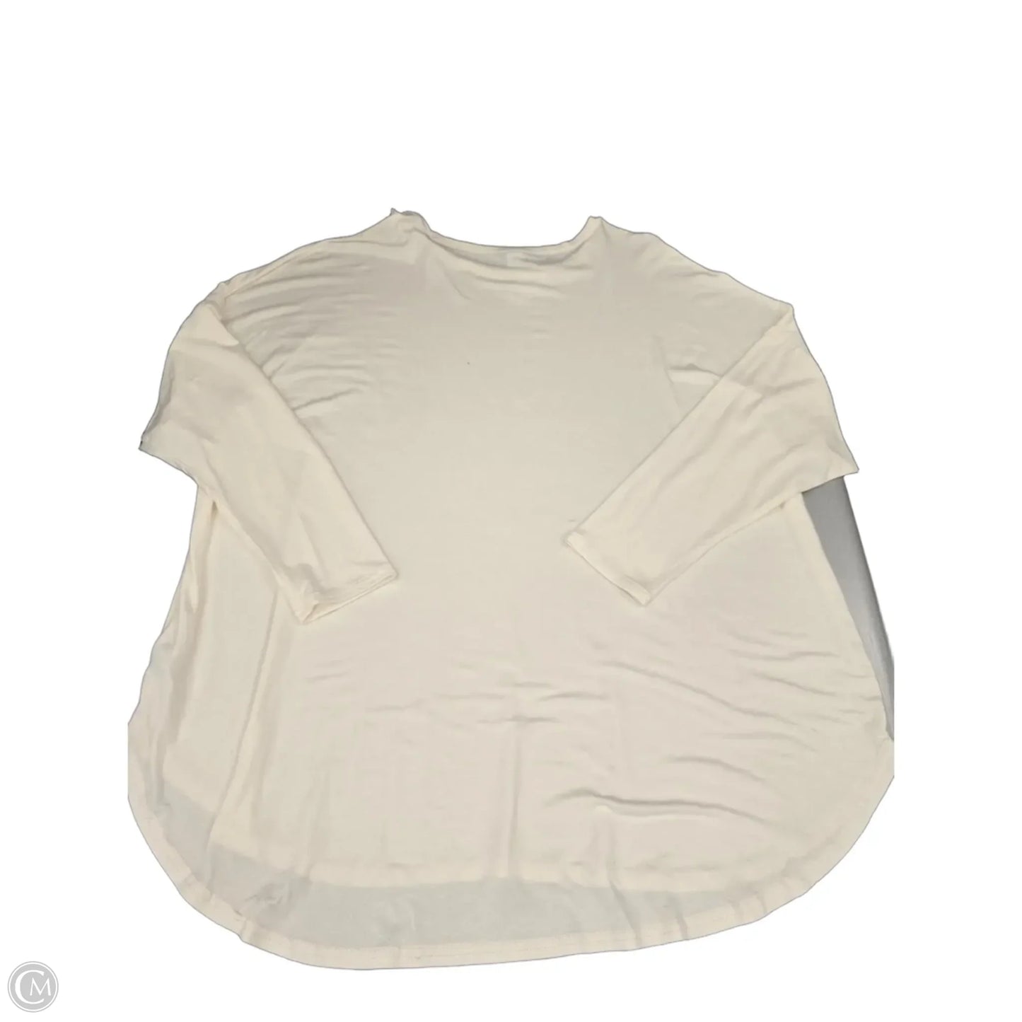 Top Long Sleeve By Old Navy In Cream, Size: 2x