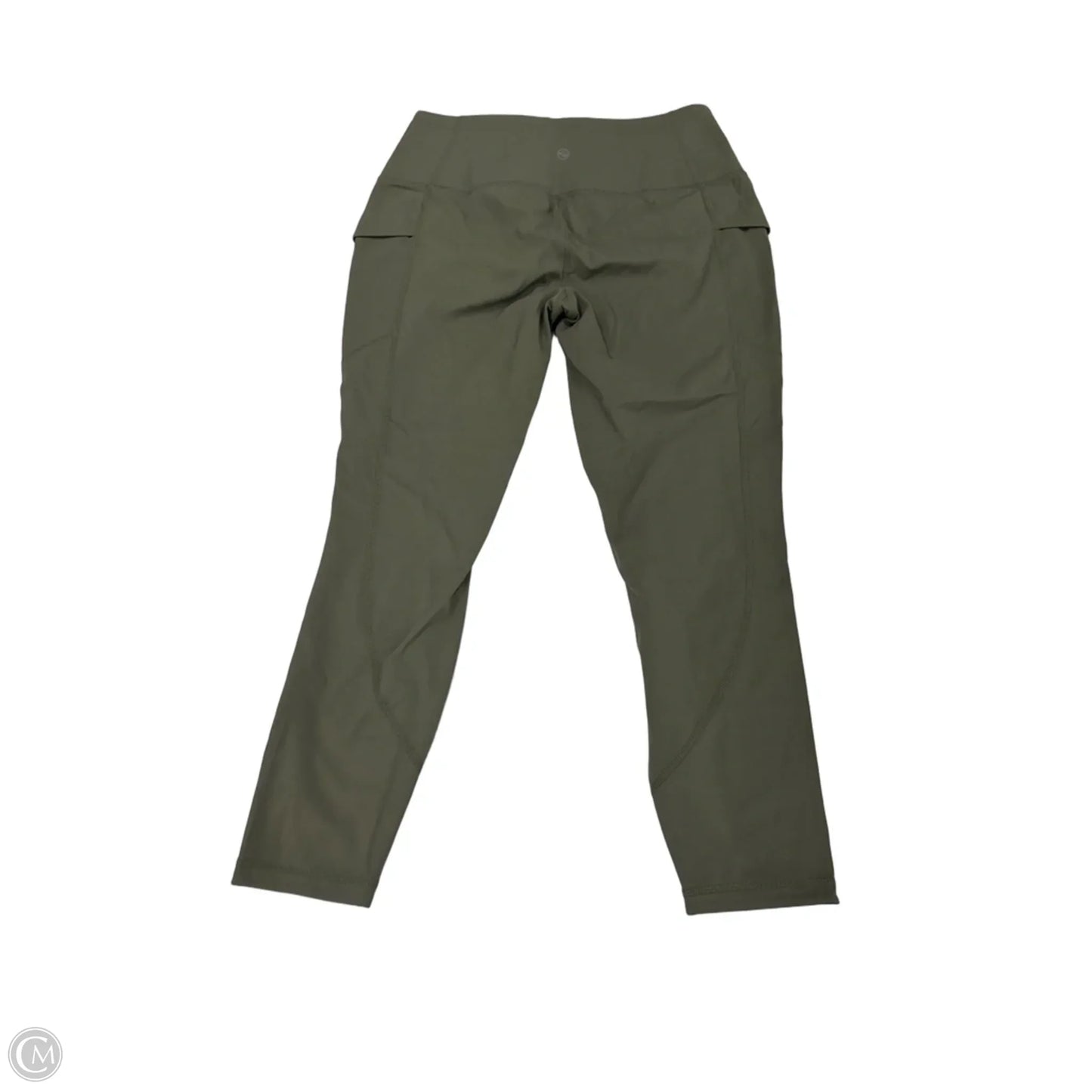 Athletic Leggings By Eddie Bauer In Green, Size: L