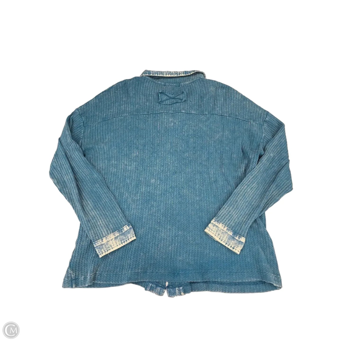 Top Long Sleeve By Zenana In Teal, Size: S