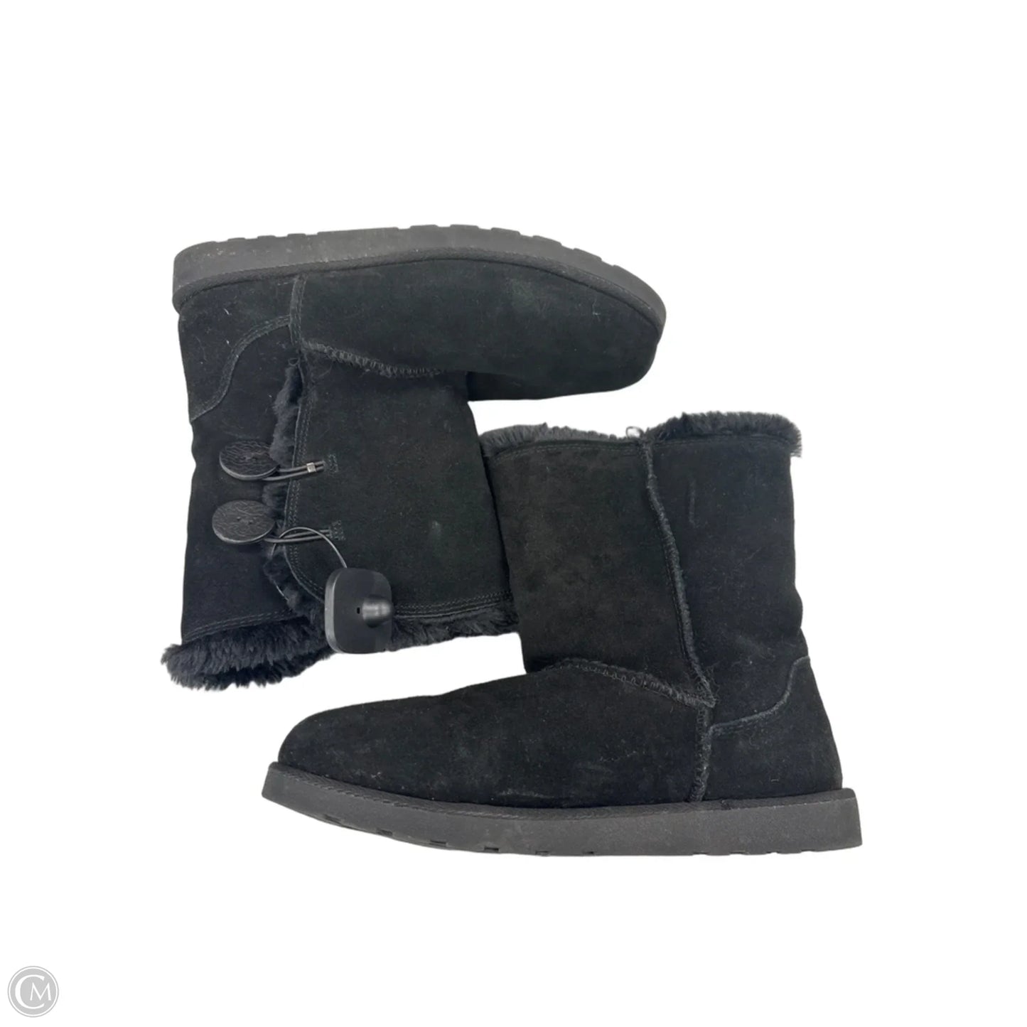 Boots Snow By So In Black, Size: 9