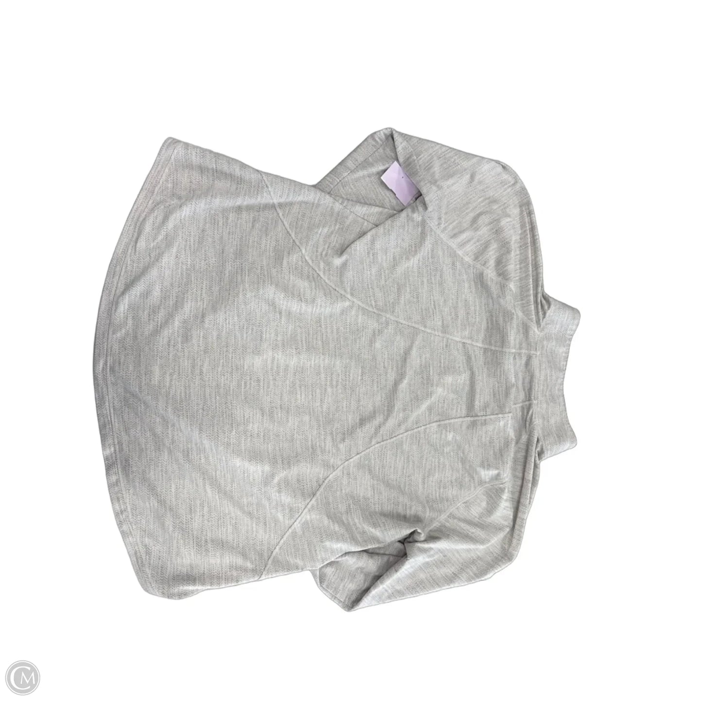 Athletic Top Long Sleeve Collar By Dsg Outerwear In Grey, Size: Xxl