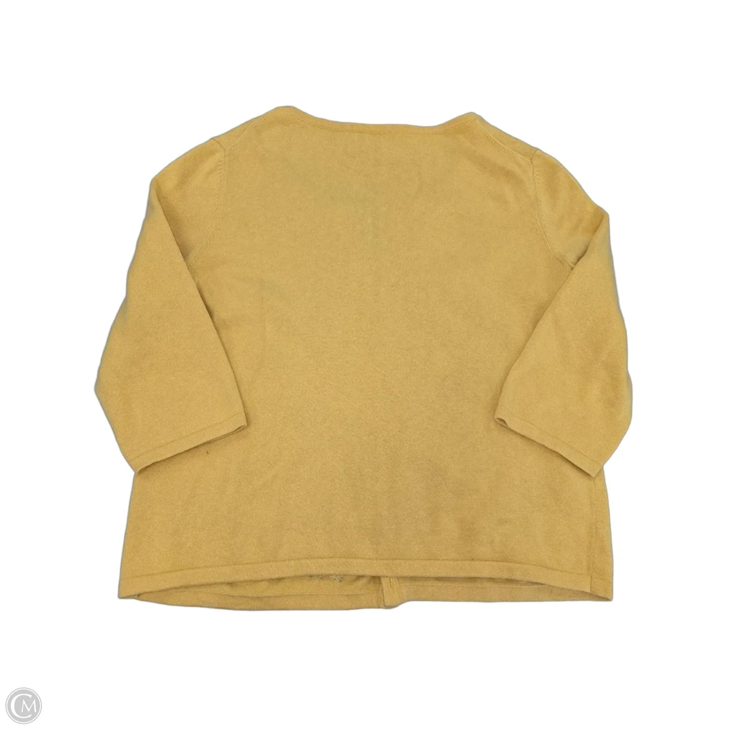 Cardigan By J. Jill In Yellow, Size: M