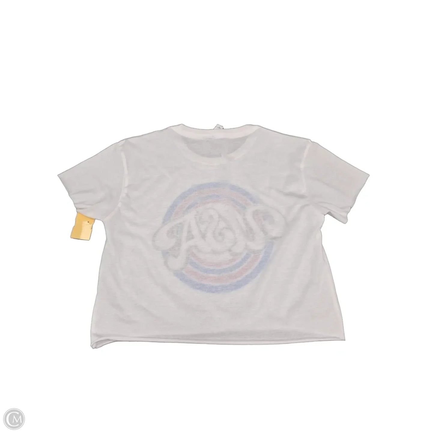 Top Short Sleeve By Next Level In White, Size: S