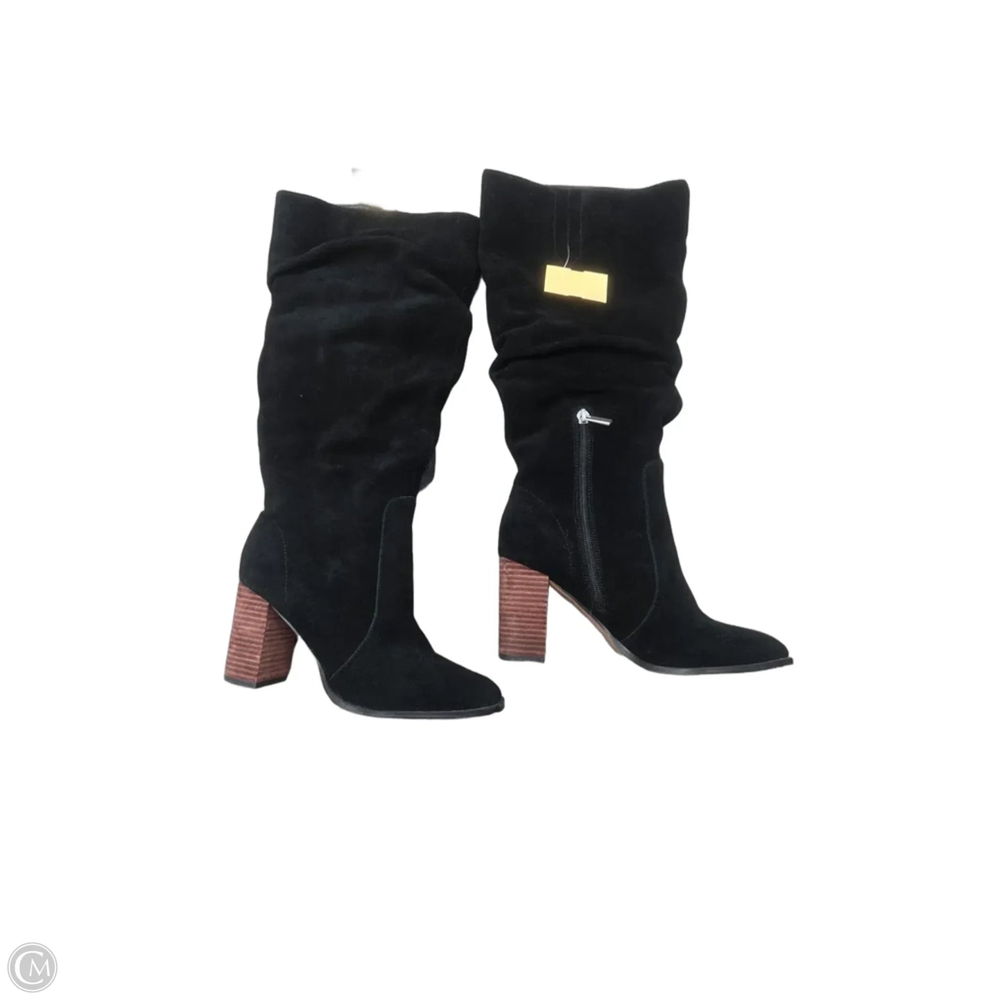 Boots Mid-calf Heels By Splendid In Black, Size: 8