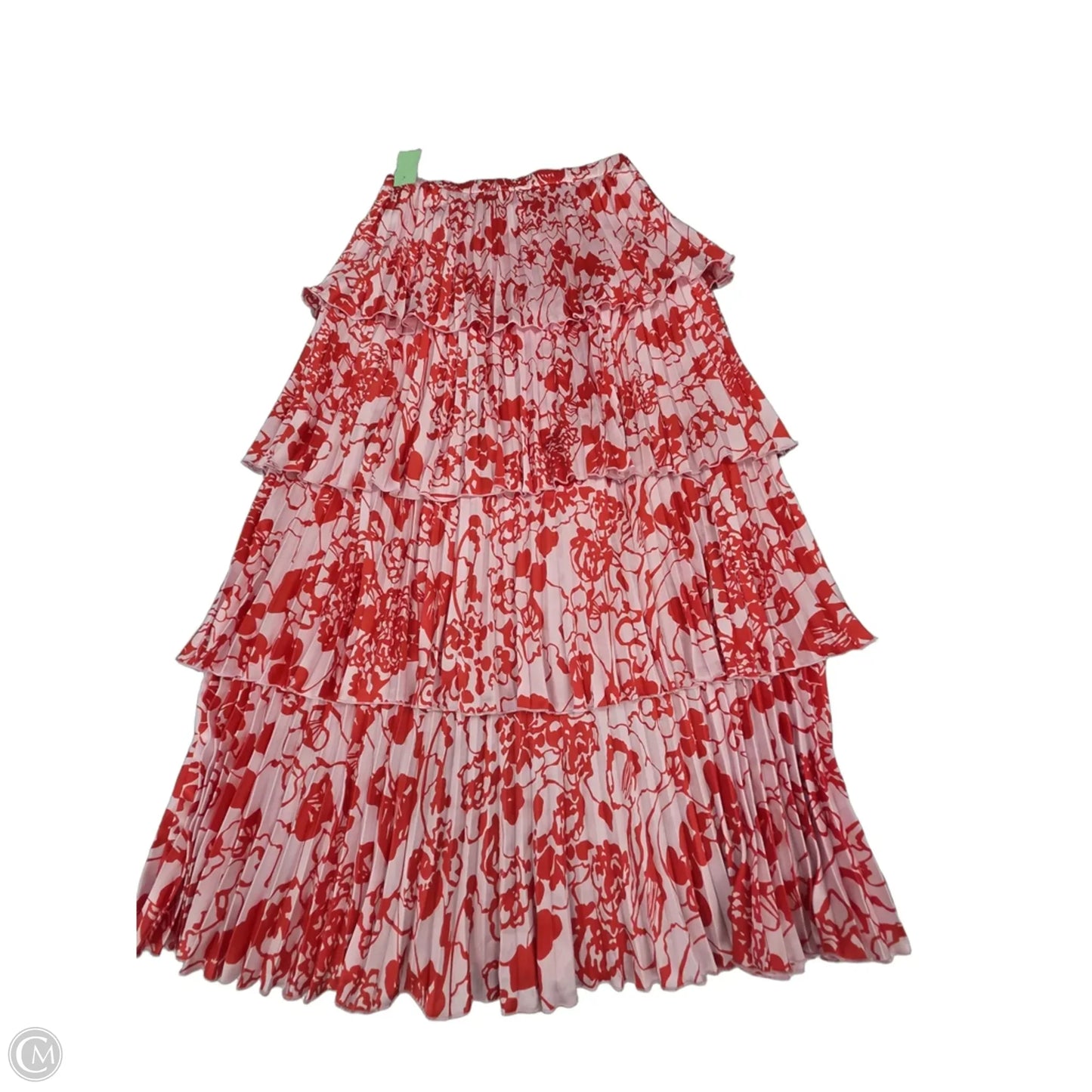 Skirt Maxi By Abercrombie And Fitch In Pink & Red, Size: S