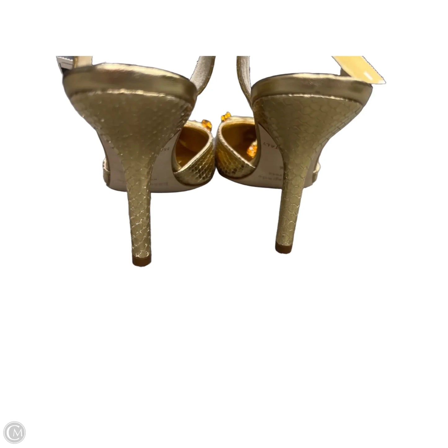 Shoes Designer By Kate Spade In Gold, Size: 7.5