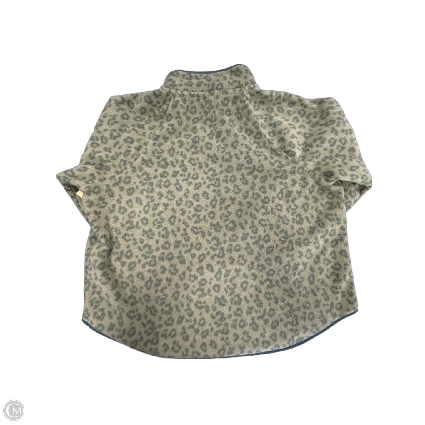 Jacket Faux Fur & Sherpa By J. Crew In Green, Size: 3x