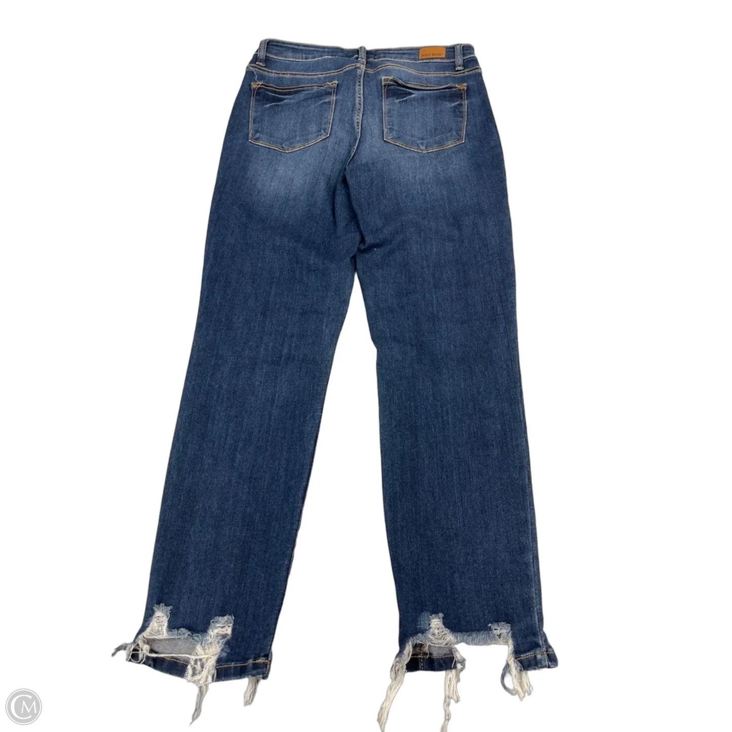 Jeans Straight By Judy Blue In Blue Denim, Size: 8