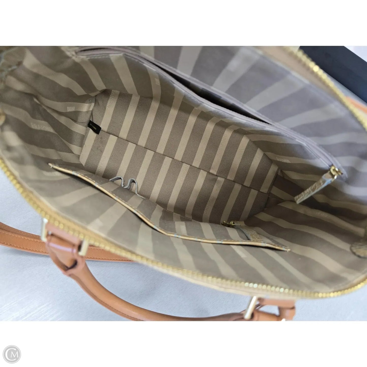 Handbag Designer By Brahmin, Size: Medium